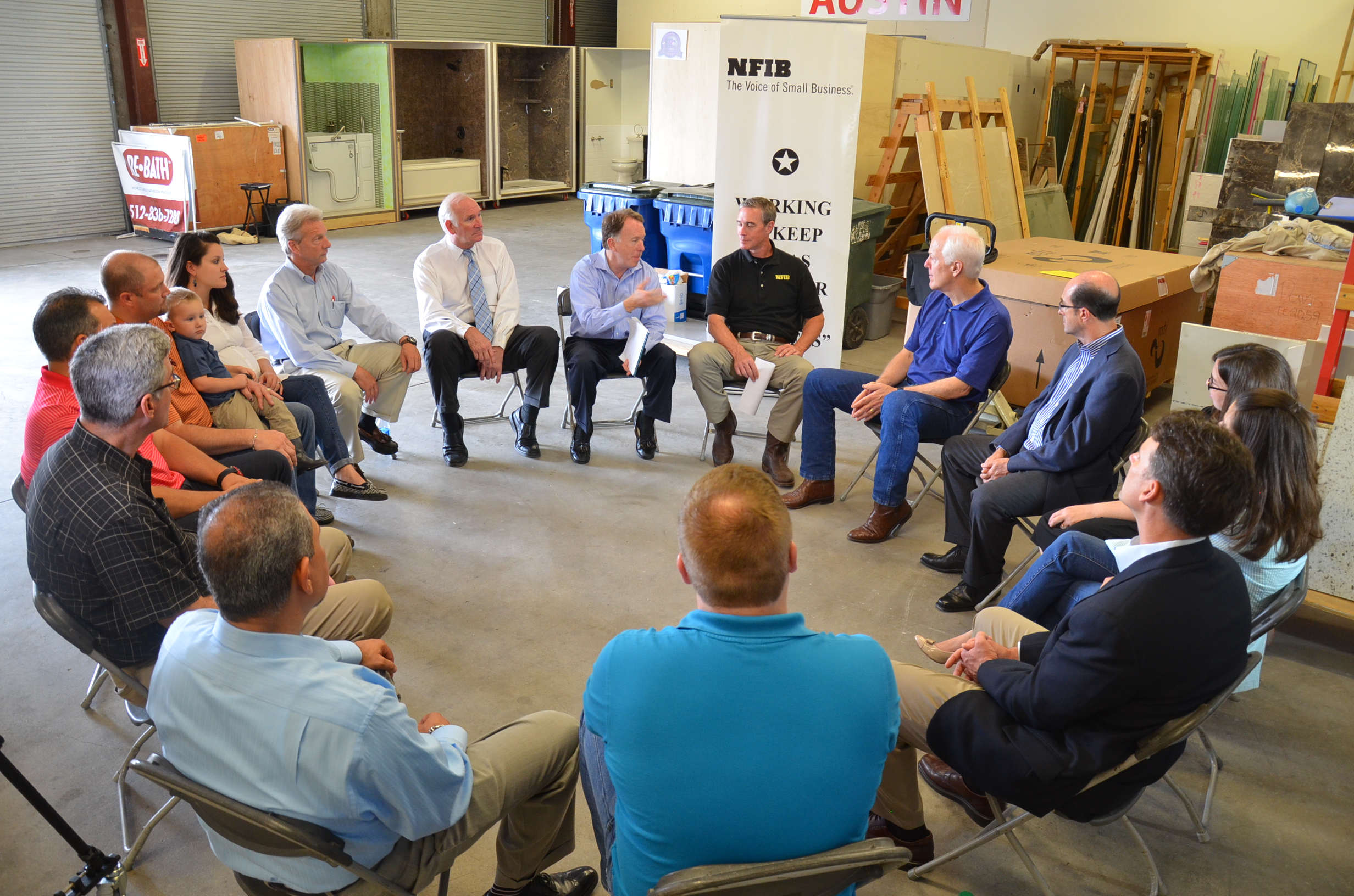 Round table at Rebath of Travis County